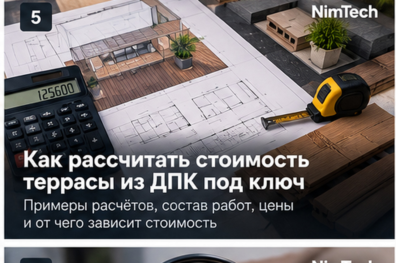 Сколько стоит терраса из ДПК — иллюстрация к статье NimTech