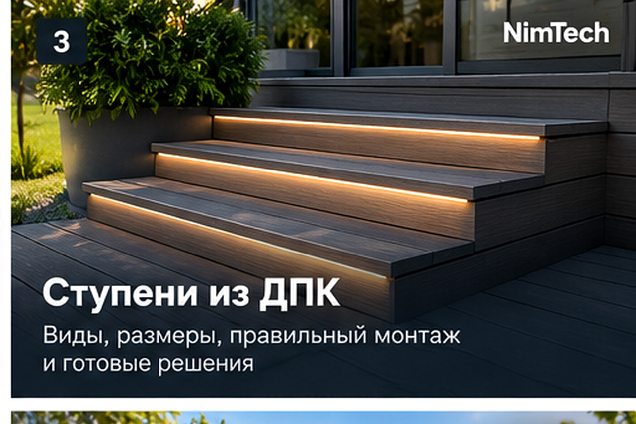 Ступени на бетонном крыльце — иллюстрация NimTech