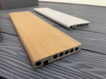 Фото товара: Террасная доска завершающая NimTech GR пустотелая Co-Extrusion ДПК Орех 22×142×4000 мм